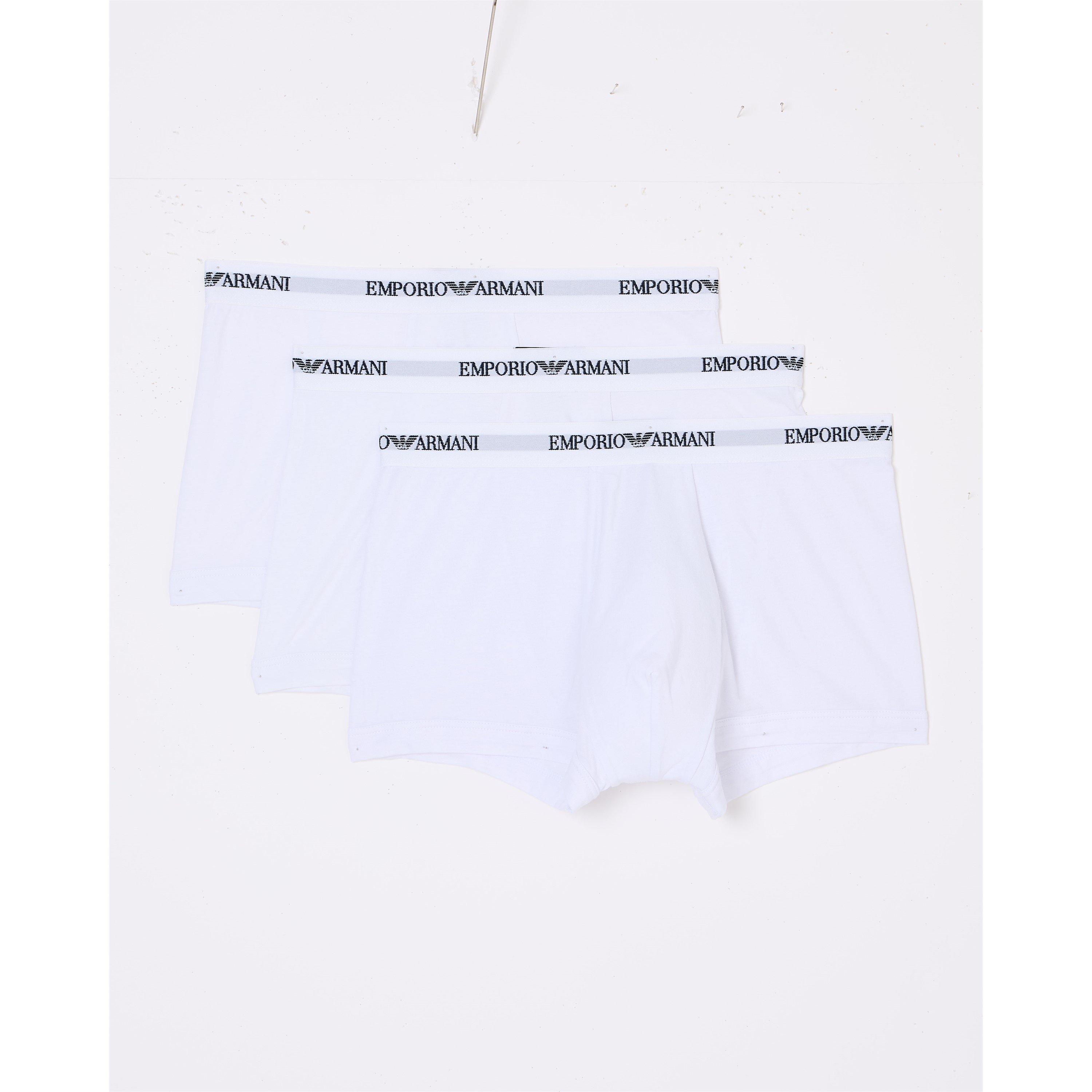 Emporio Armani Emporio Armani 3 Pack Bottom - White
