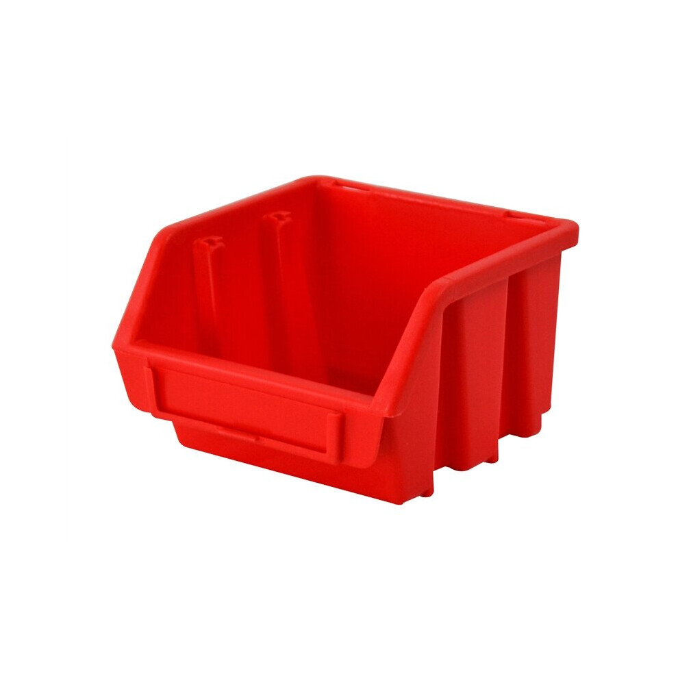 Faithfull FAITBBIN1 Interlocking Storage Bin Size 1 Red 116 x 112 x 75mm