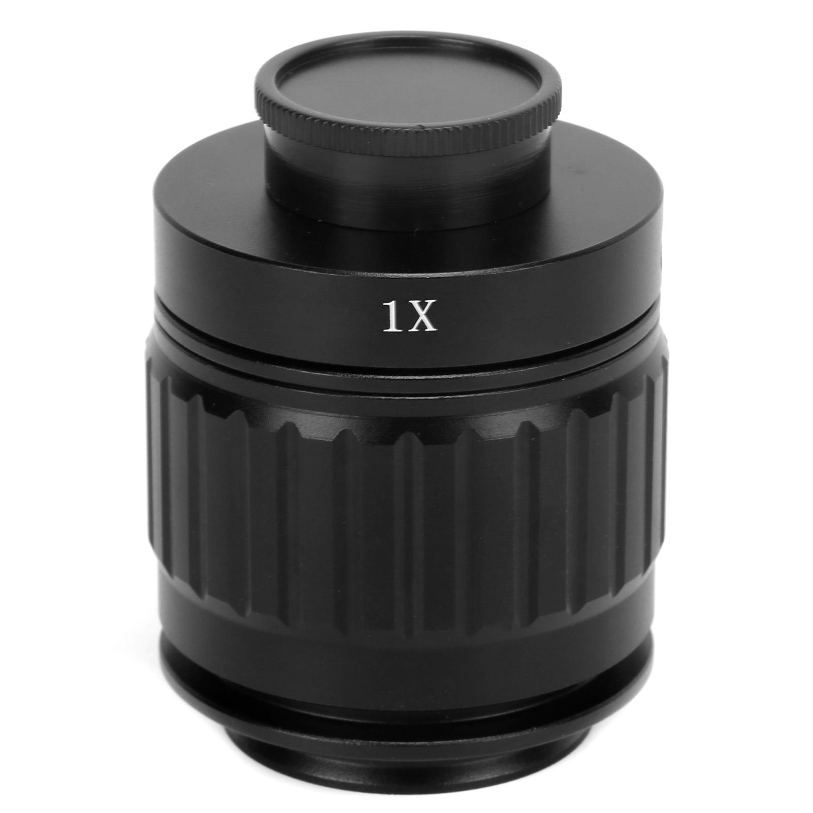 Fishine Microscope Camera Adapter Trinocular Stereo Microscope Tube 1X 38mm C Mount Lens Adapter