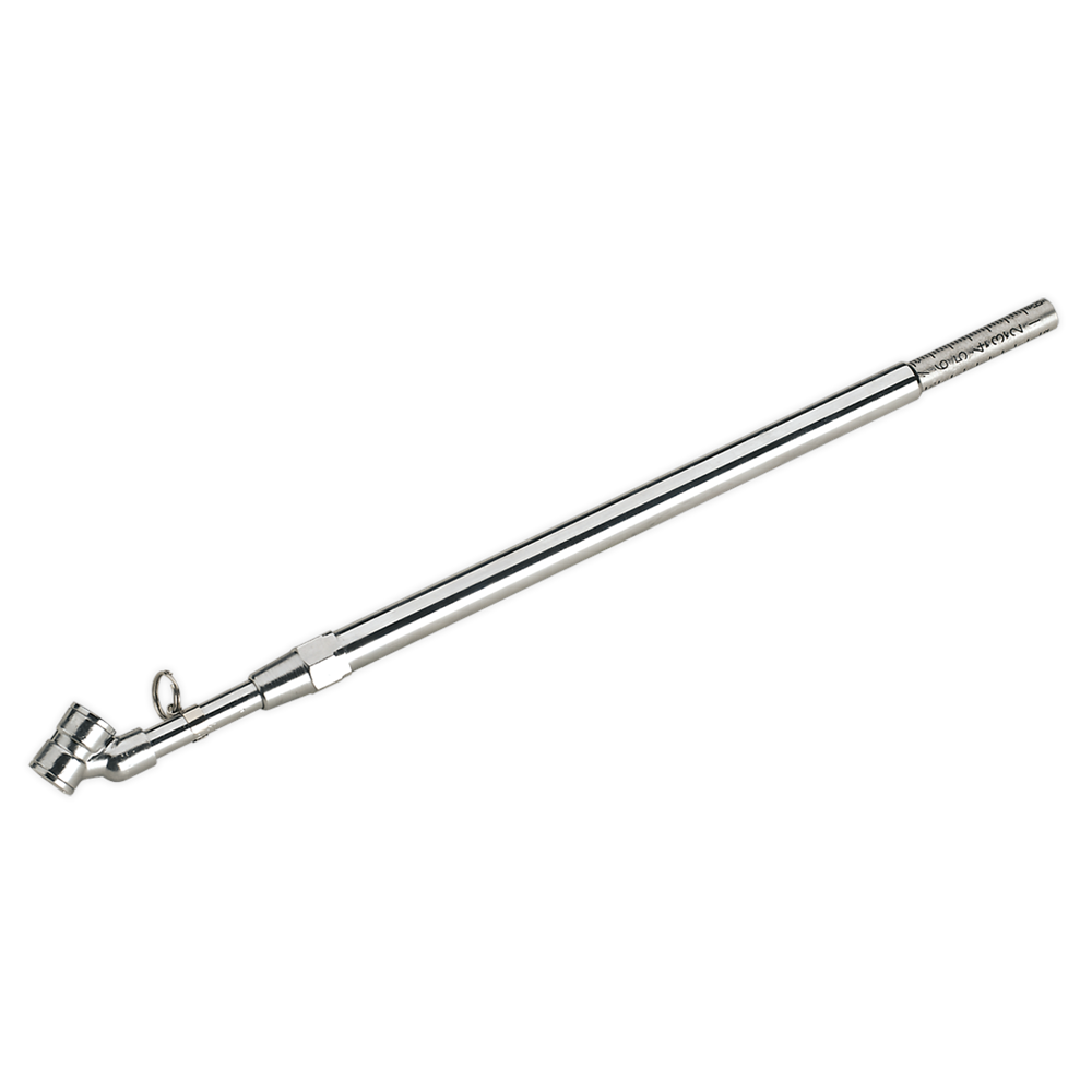 Sealey TST/PG3 Tyre Pressure Gauge Deluxe Twin Push-On Connector 0-11bar(0-160psi)