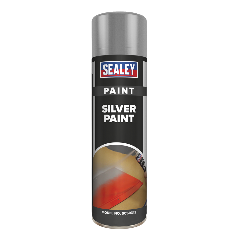 Sealey SCS031S Silver Paint 500ml