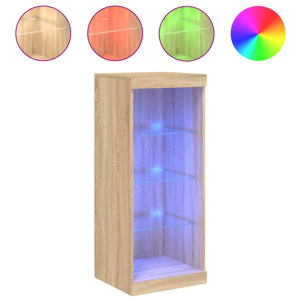 Other Buffet LED lights sonoma Oak 41x37x100 cm