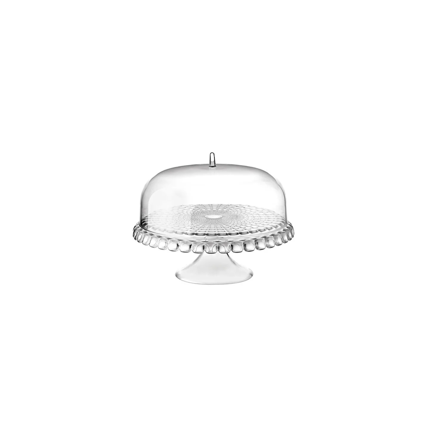 Guzzini - Tiffany Cake Stand With Acrylic Clear Dome - Glass