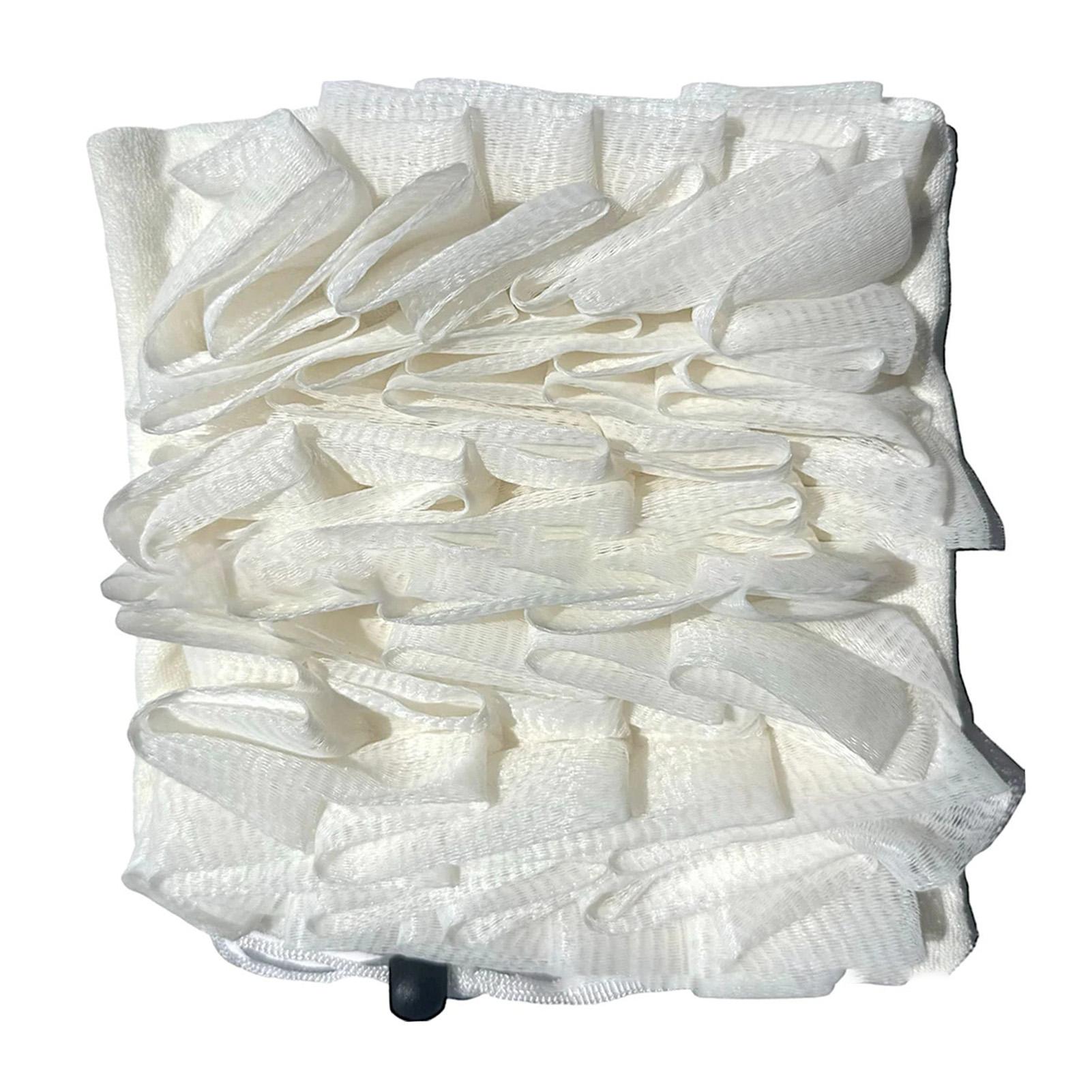 GoolRC Bath Loofah Sponge 2 in 1 Portable Face Washing Shower Loofahs Mesh Pouf for Home