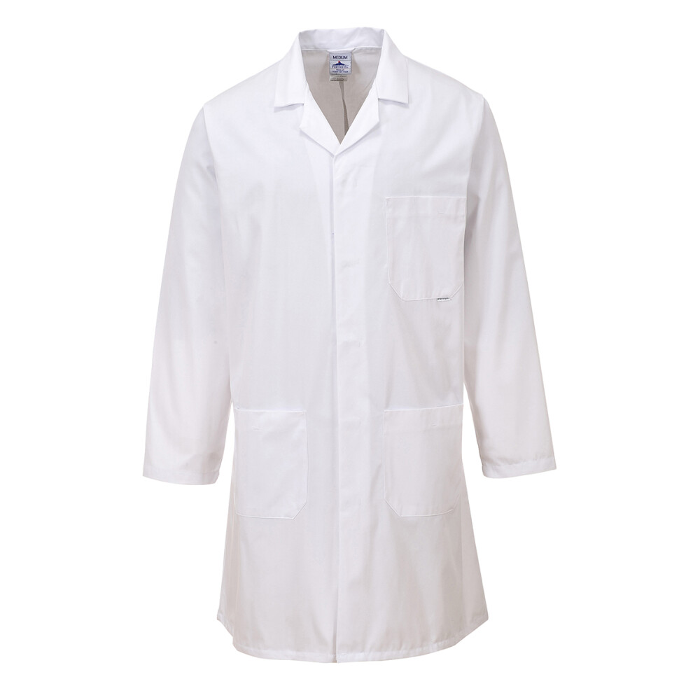 Portwest Portwest Standard Workwear Lab Coat (Medical Health) (Pack of 2) (XS) (White)
