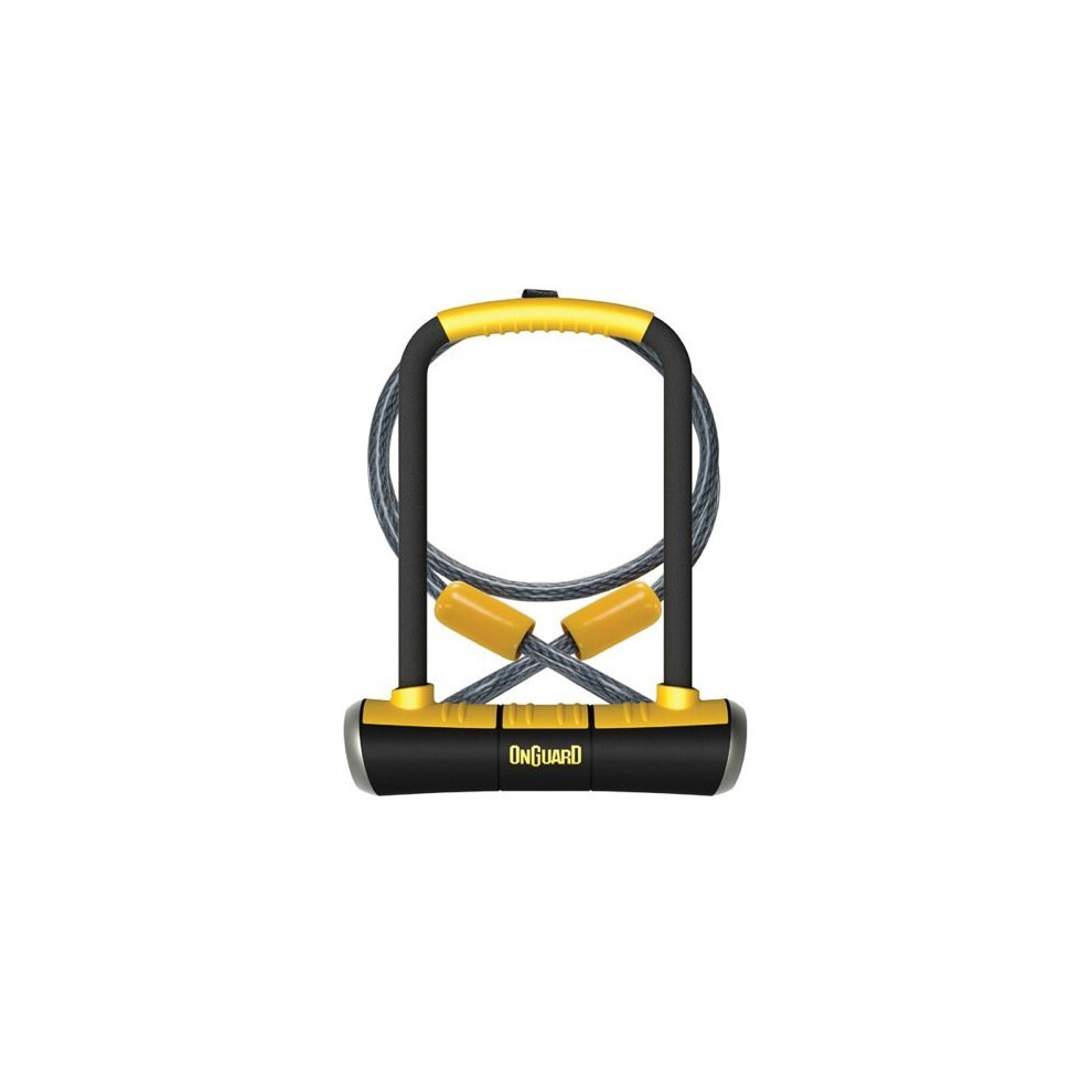 Onguard Pitbull D Lock with Cable Sold Secure Gold