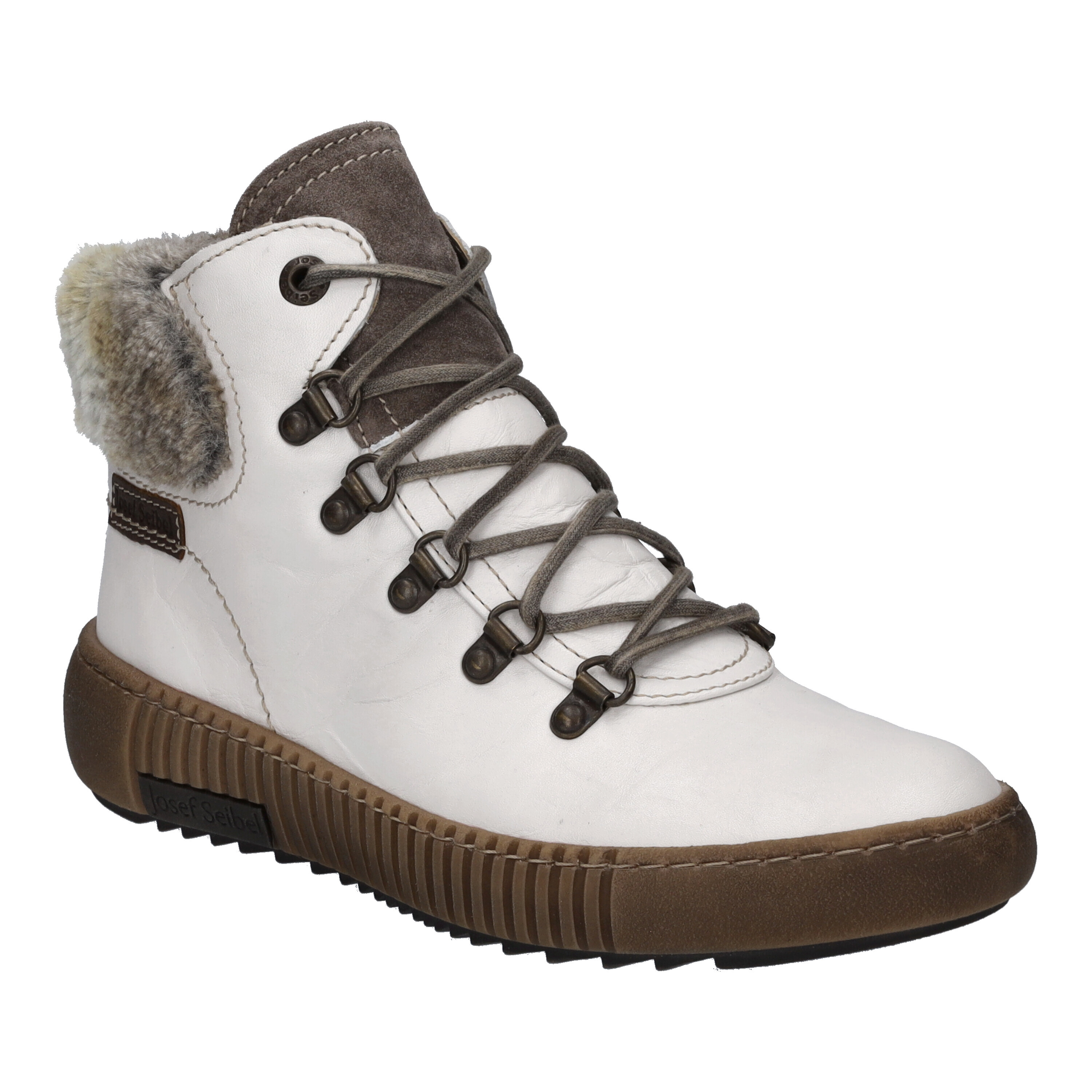 Josef Seibel Maren Ankle Boots - White, White, Size 4, Women|4