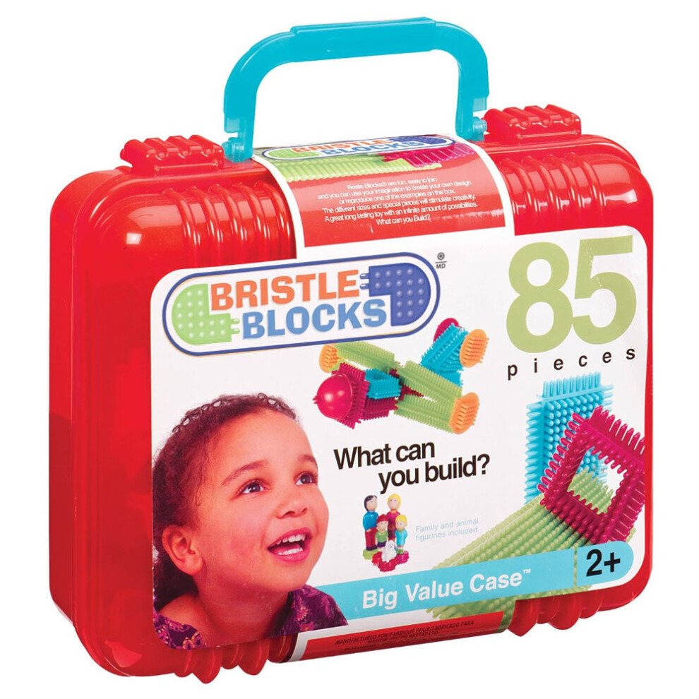 Bristle Blocks B. toys Bristle Blocks Big Value Case - 85 pieces