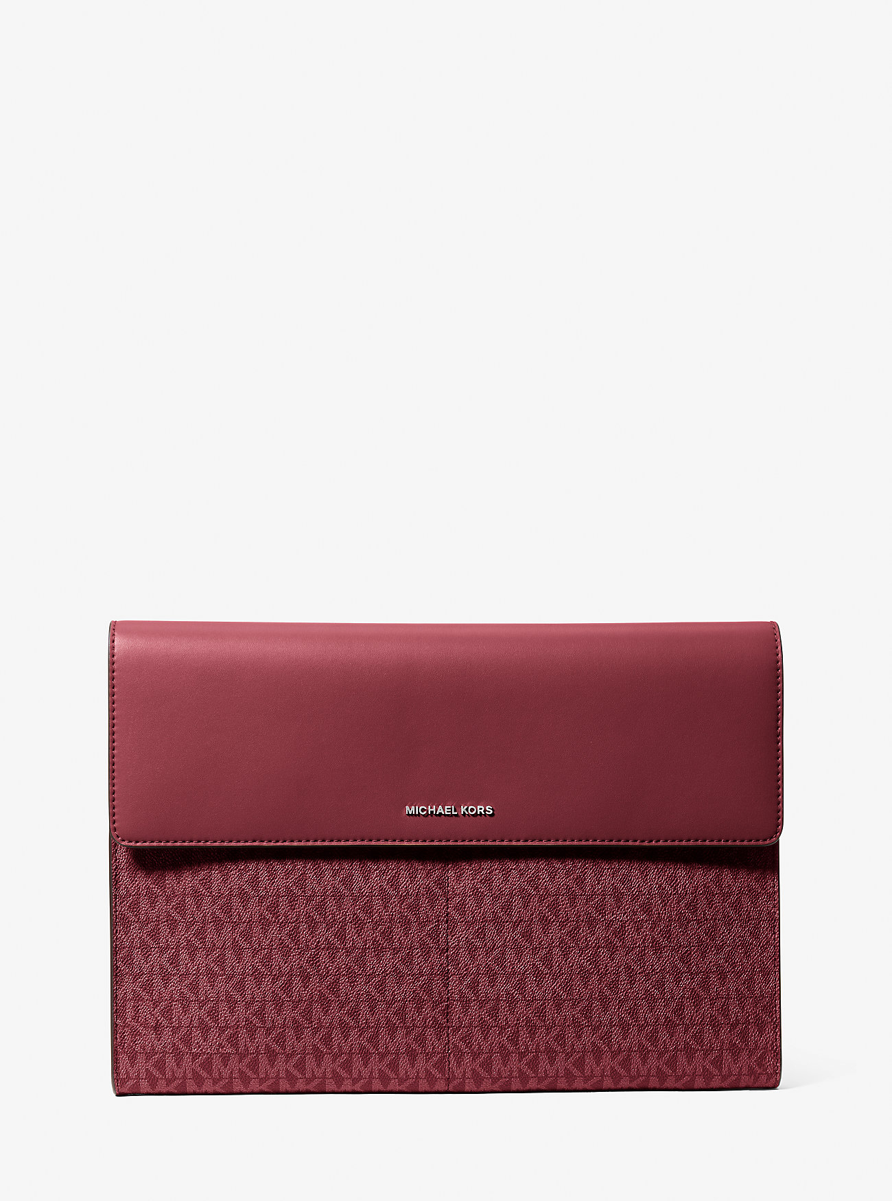 MICHAEL Michael Kors MK Jet Set Signature Logo Laptop Case - Red - Michael Kors