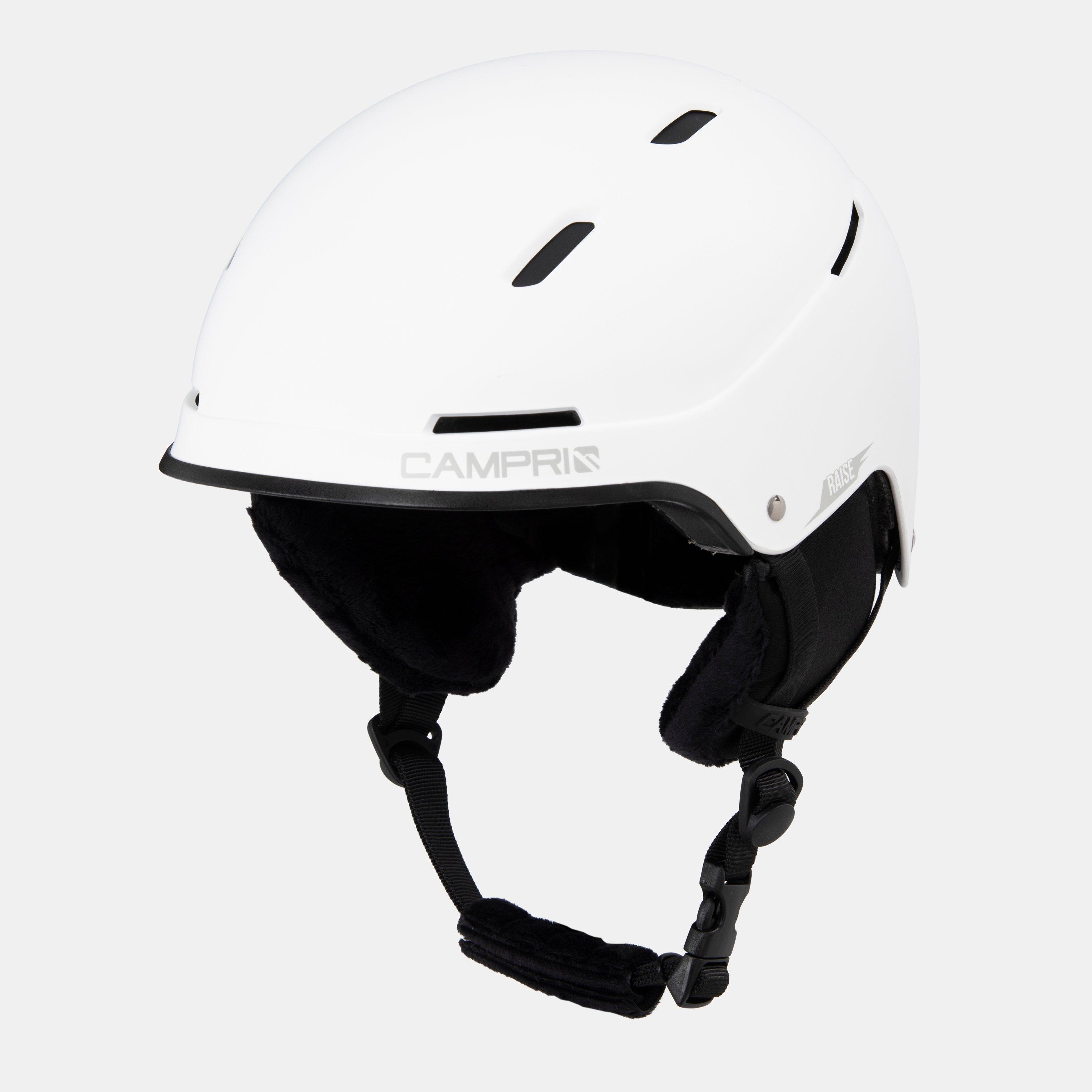 Campri Adults Raise Ski Helmet - White