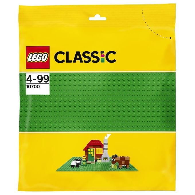 Lego Classic 10700 Baseplate, Green