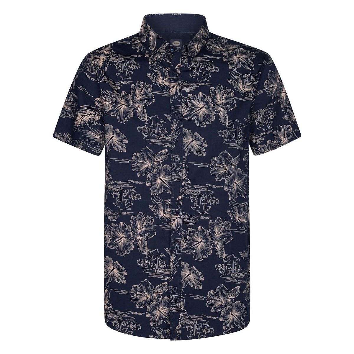 Petrol Industries Floral Short Sleeve Shirt