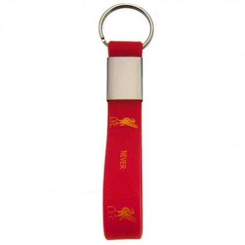 Liverpool Fc Liverpool FC Silicone Keyring (One Size) (Red)