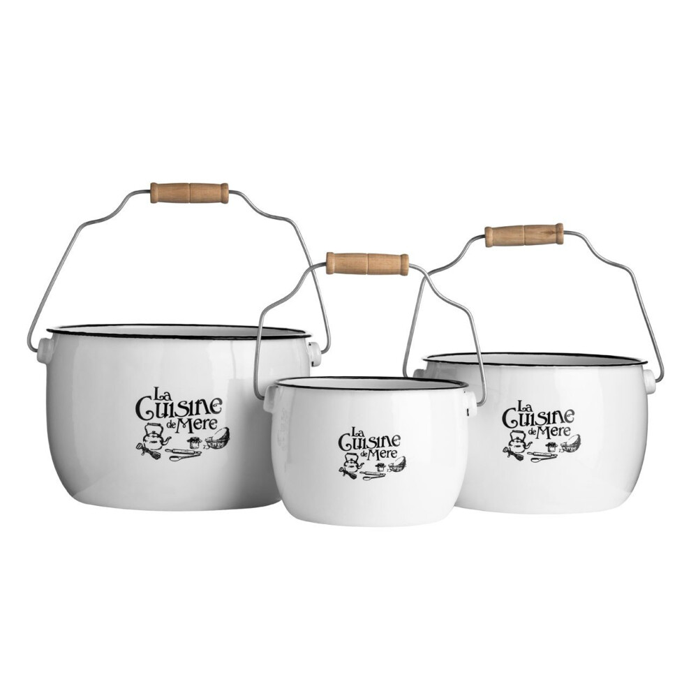 Premier Housewares La Cuisine De Mere Set of 3 Storage Pots