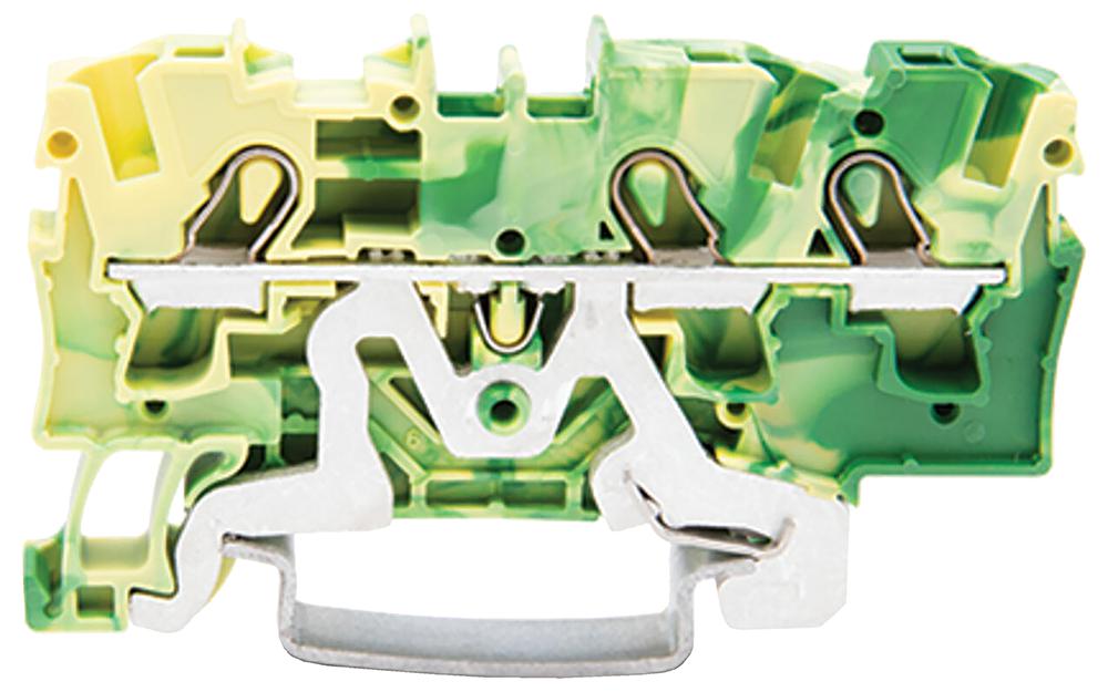 WAGO Terminal Block, 32A, Push In Terminals, 20 → 10 AWG