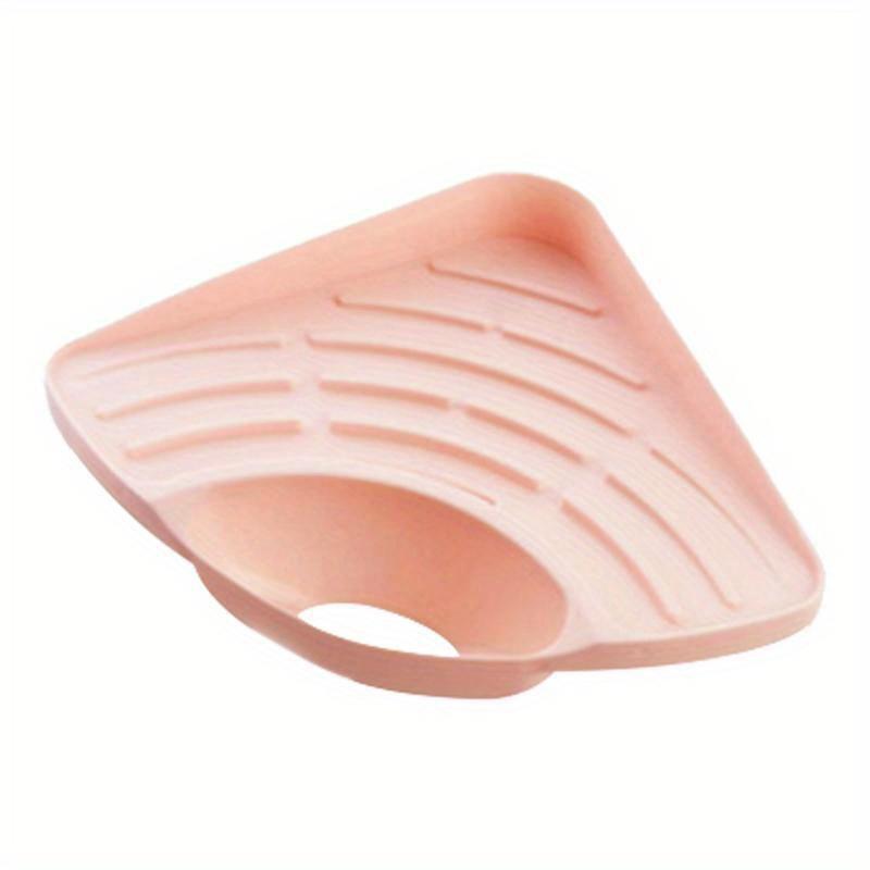 TianJinGeErLiShangMaoYouXianGongSi Kitchen Sink Corner Drain Basket Shelf Fruit Vegetable Drain Basket Sink Drain Rack Sponge Holder Organizer Kitchen Accessories