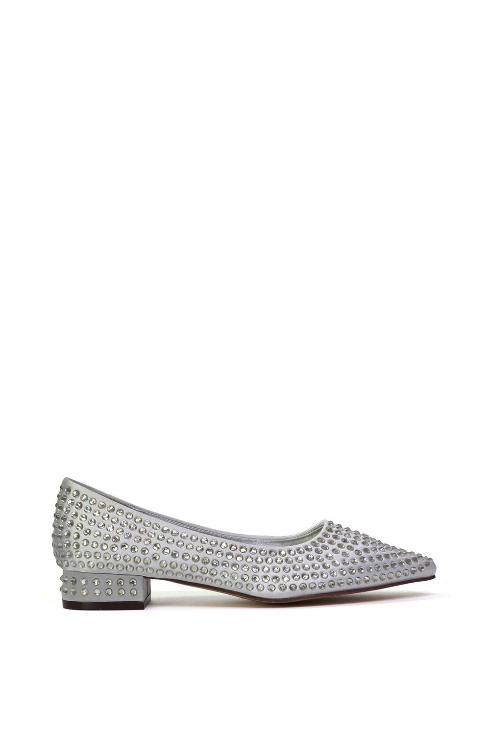 XY London 'Gemini' Diamante Sparkly Heels Wedding Shoes Bridal Heels