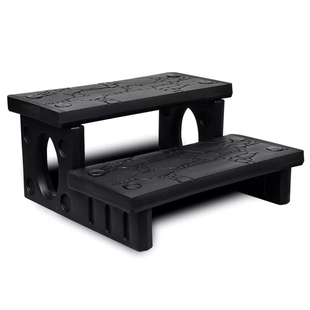 VidaXL Black Spa Steps