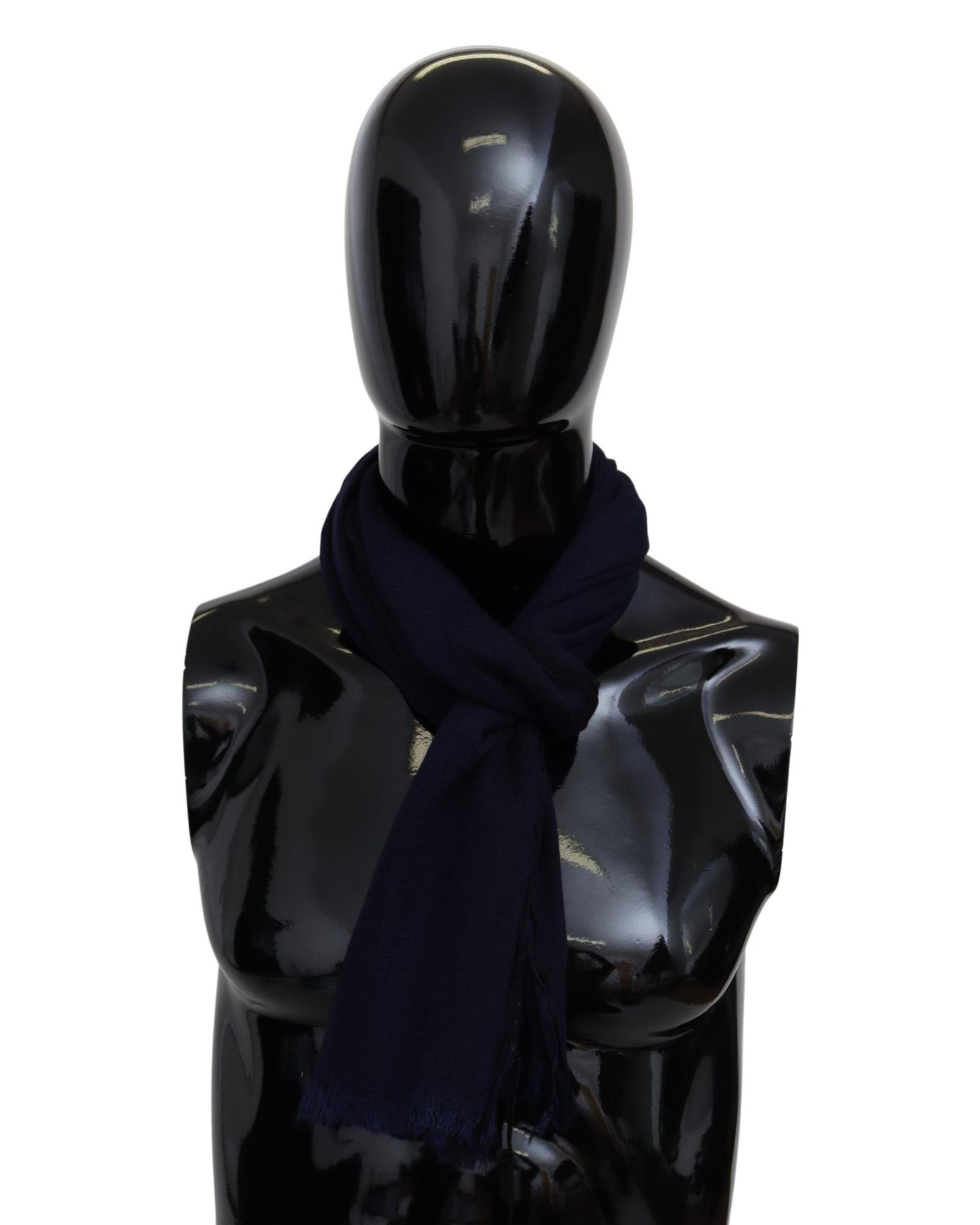 Missoni Cashmere Scarf Navy- Blue Scarves
