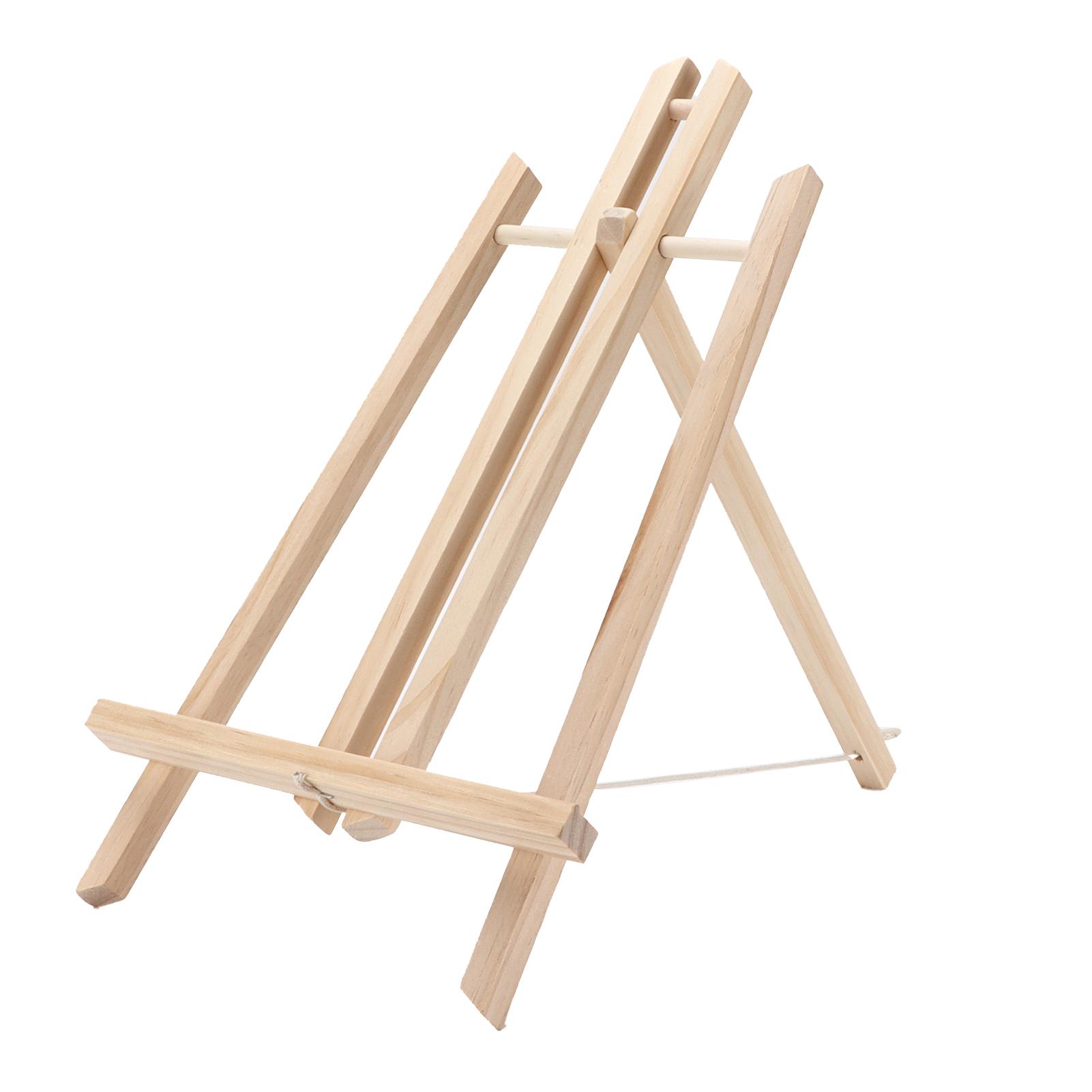 GoolRC Wood Easels Adjustable Portable Light Compact Wood Desk Easel for Classroom Art Activities Painting 50cm / 19.7in