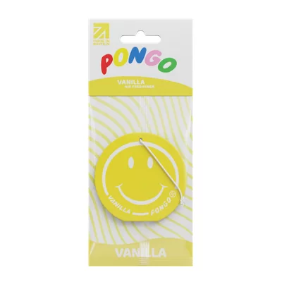 B&Q Pongo Smiley Vanilla Hanging Air Freshener