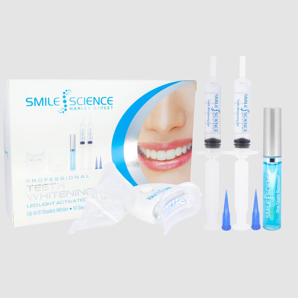Smile Science Harley Street LED Activated Teeth Whitening Home Kit