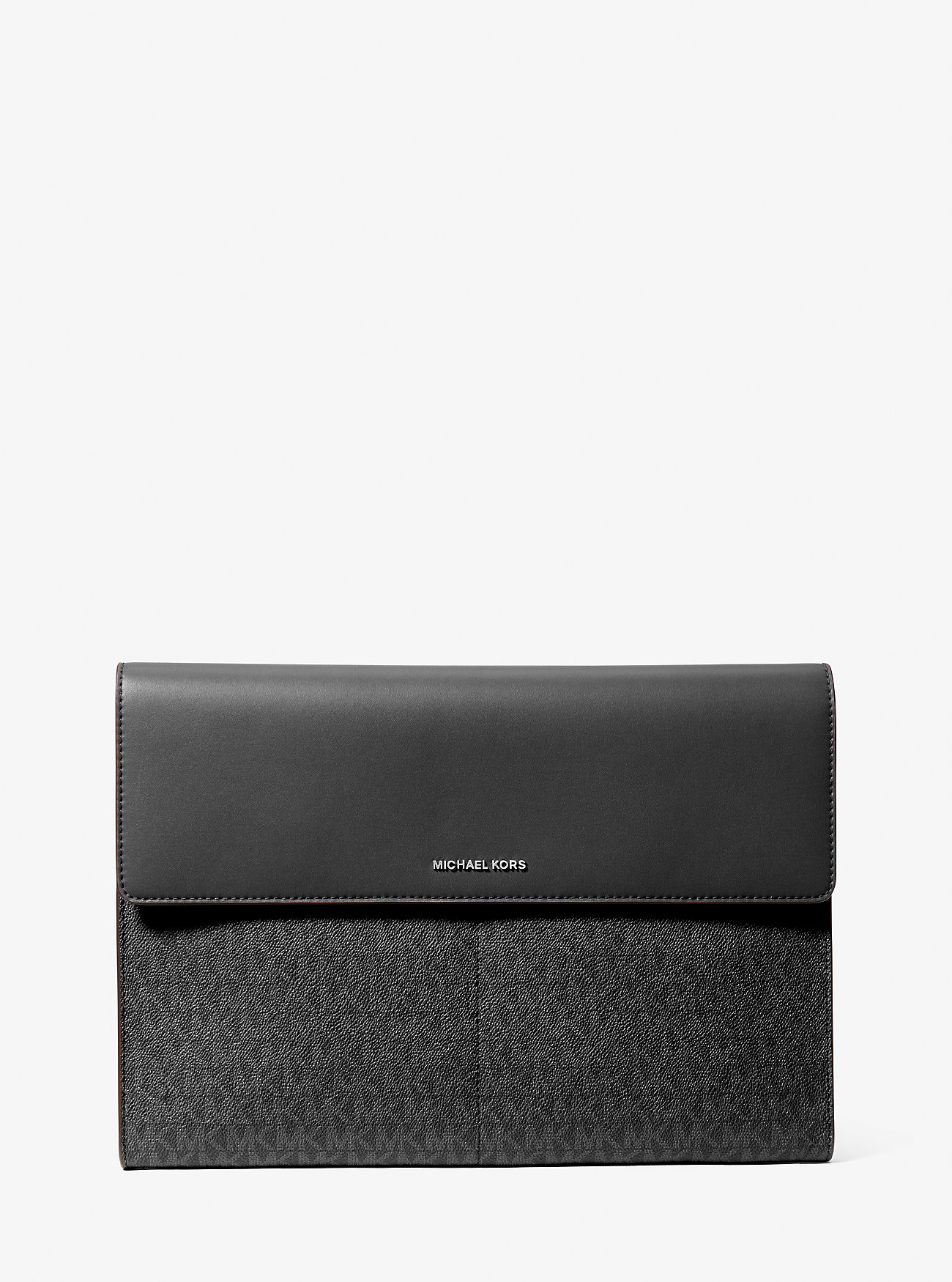 MICHAEL Michael Kors MK Jet Set Signature Logo Laptop Case - Black - Michael Kors