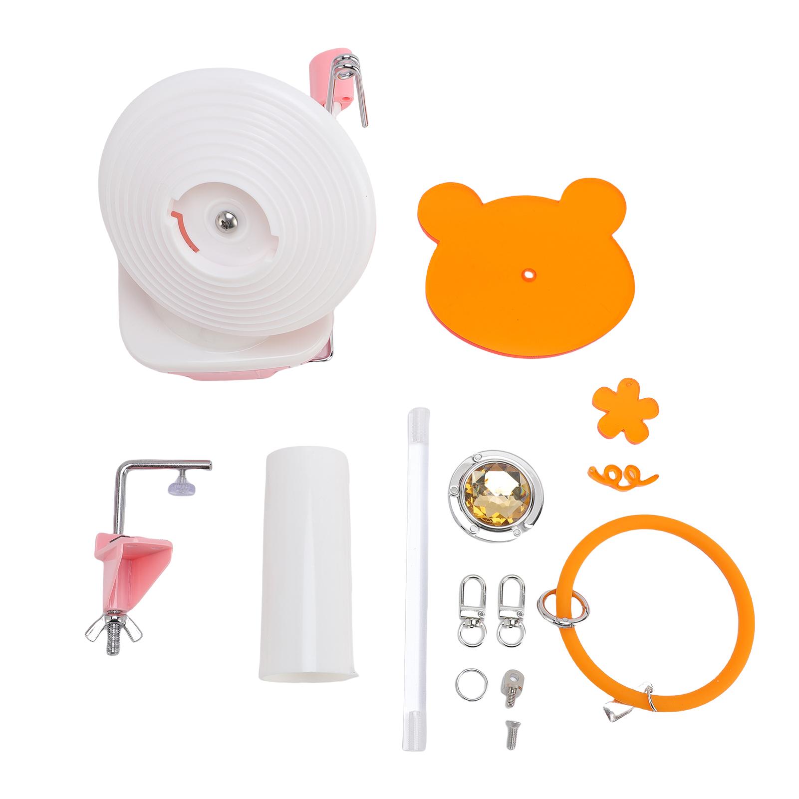 Koogeelife Yarn Ball Winder for Crocheting Knitting Hand Operated Yarn Spinner Easy Installation Yarn Cake