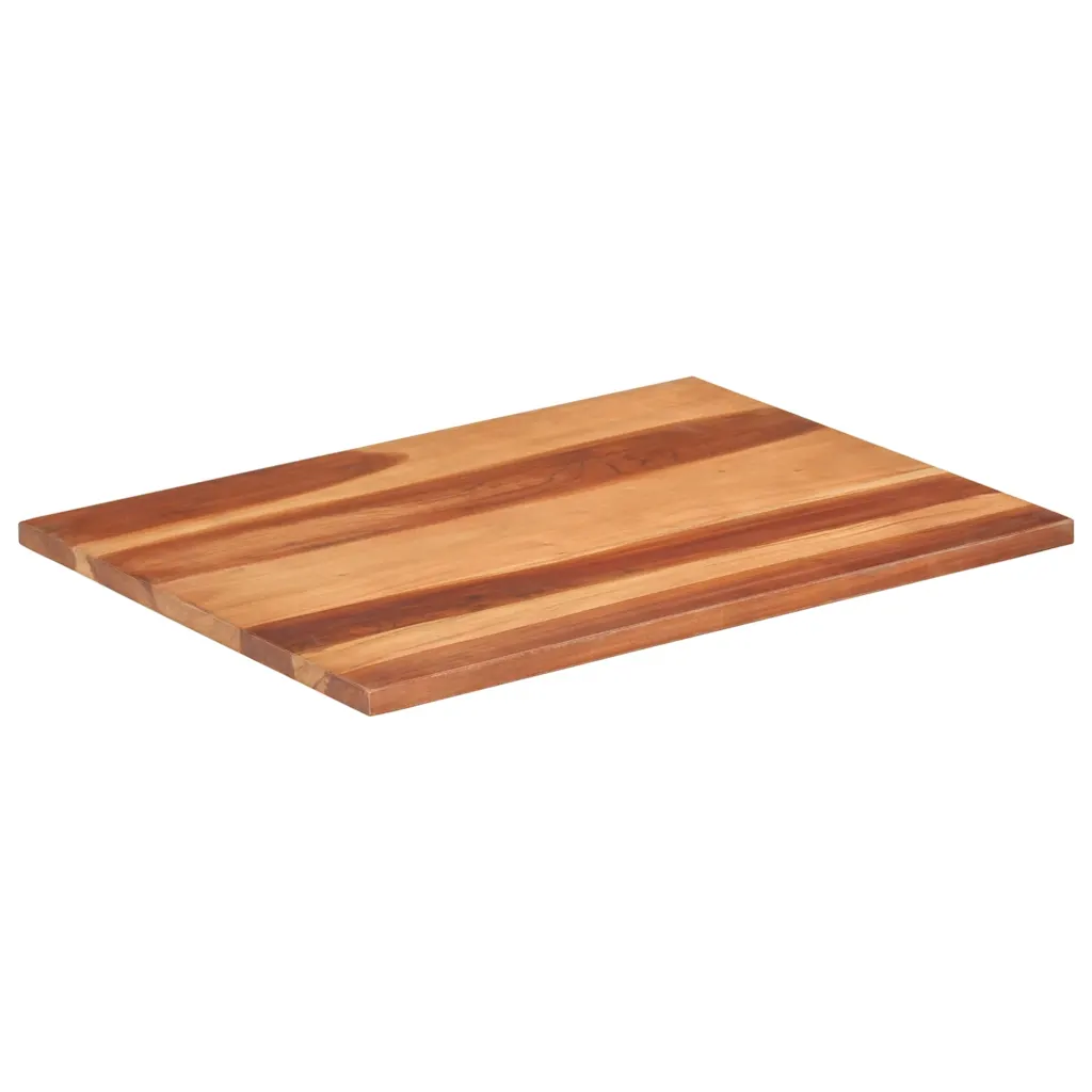 VidaXL Table Top Solid Sheesham Wood 25-27 mm 60x80 cm