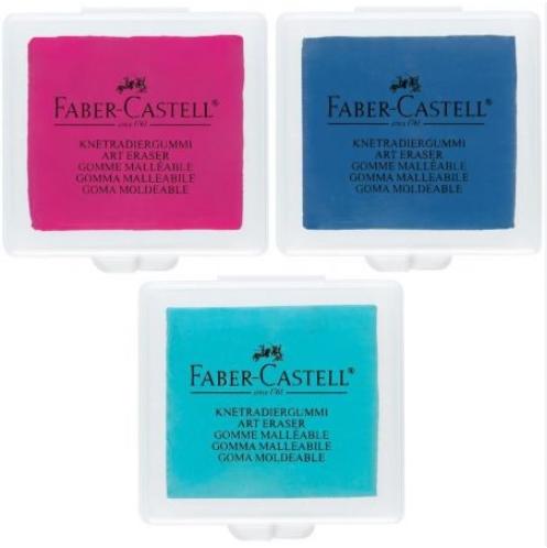 MANADA - HomeCare Faber-Castell Professional Soft Eraser for Pencil, Charcoal & Pastels - Pack of 3 Premium Precision Erasers