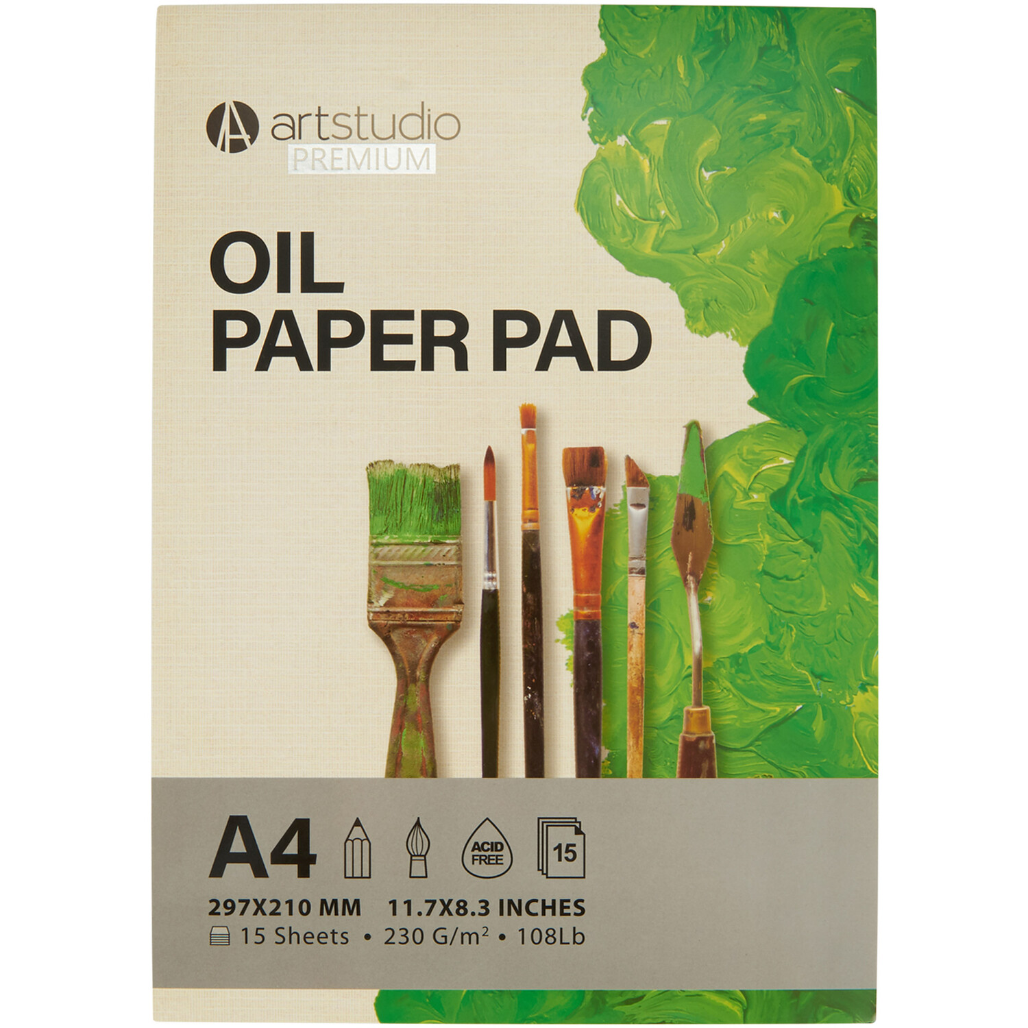 Art Studio Oil Paper Pad - A4
