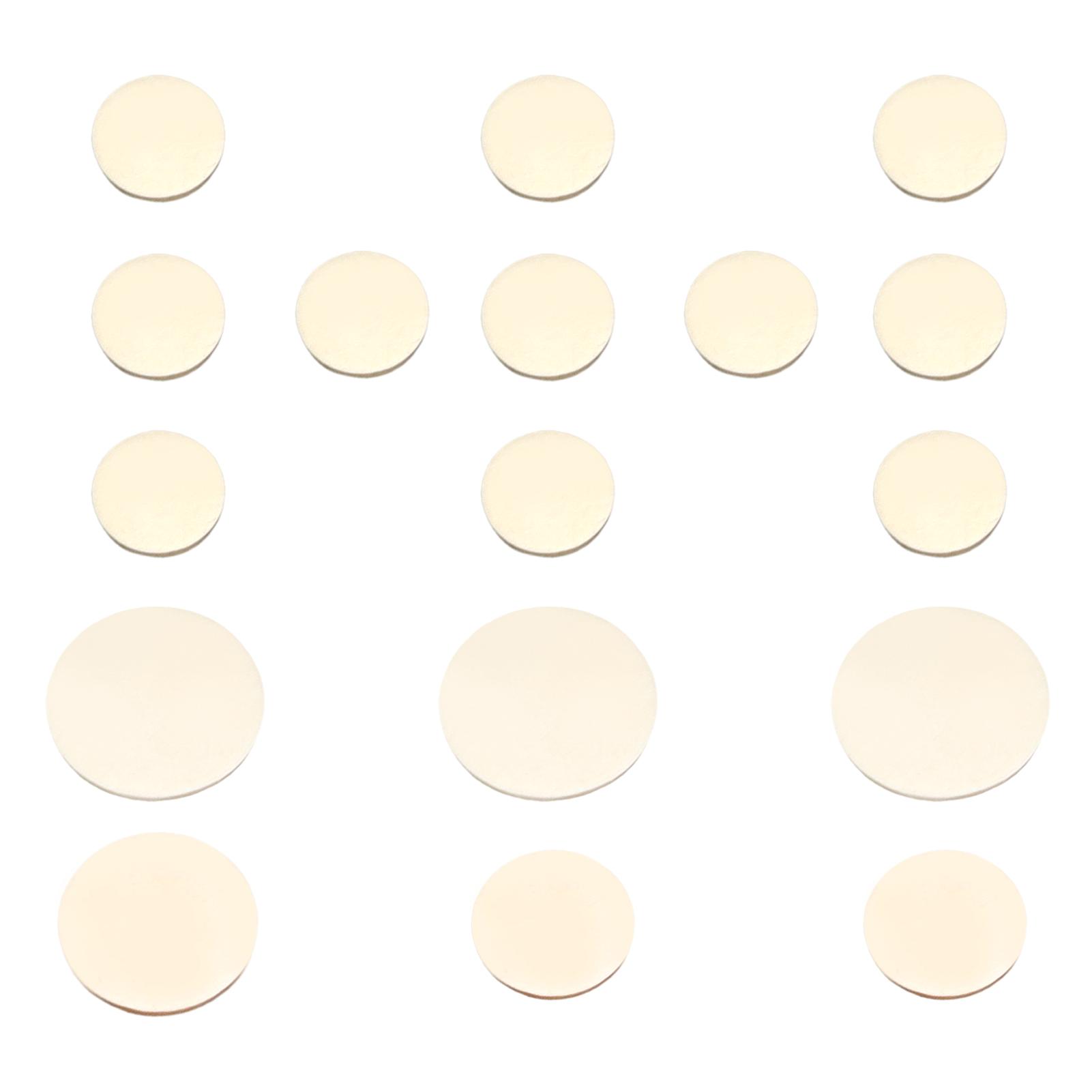 COSYHOME 17Pcs Clarinet Pads Cork Sound Insulation Friction Resistance Instrument Accessories
