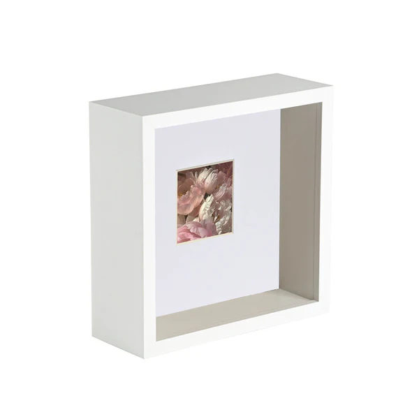 3D Shadow Picture Frame white