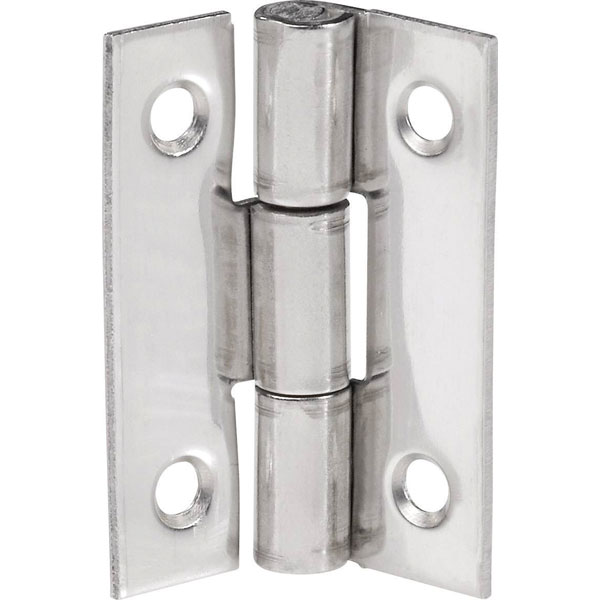 TOOLCRAFT 486751 Narrow Hinges Stainless Steel 30x22mm