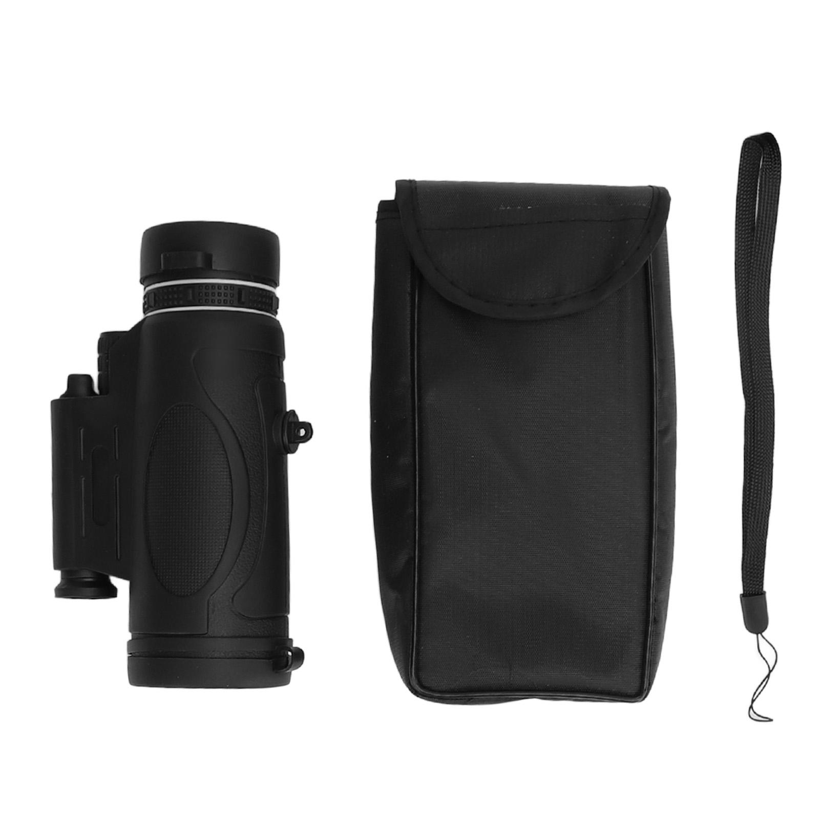 Koogeelife 12x50 Monocular Telescope Low Light Night Vision Optical HD Compact Monocular with Light for