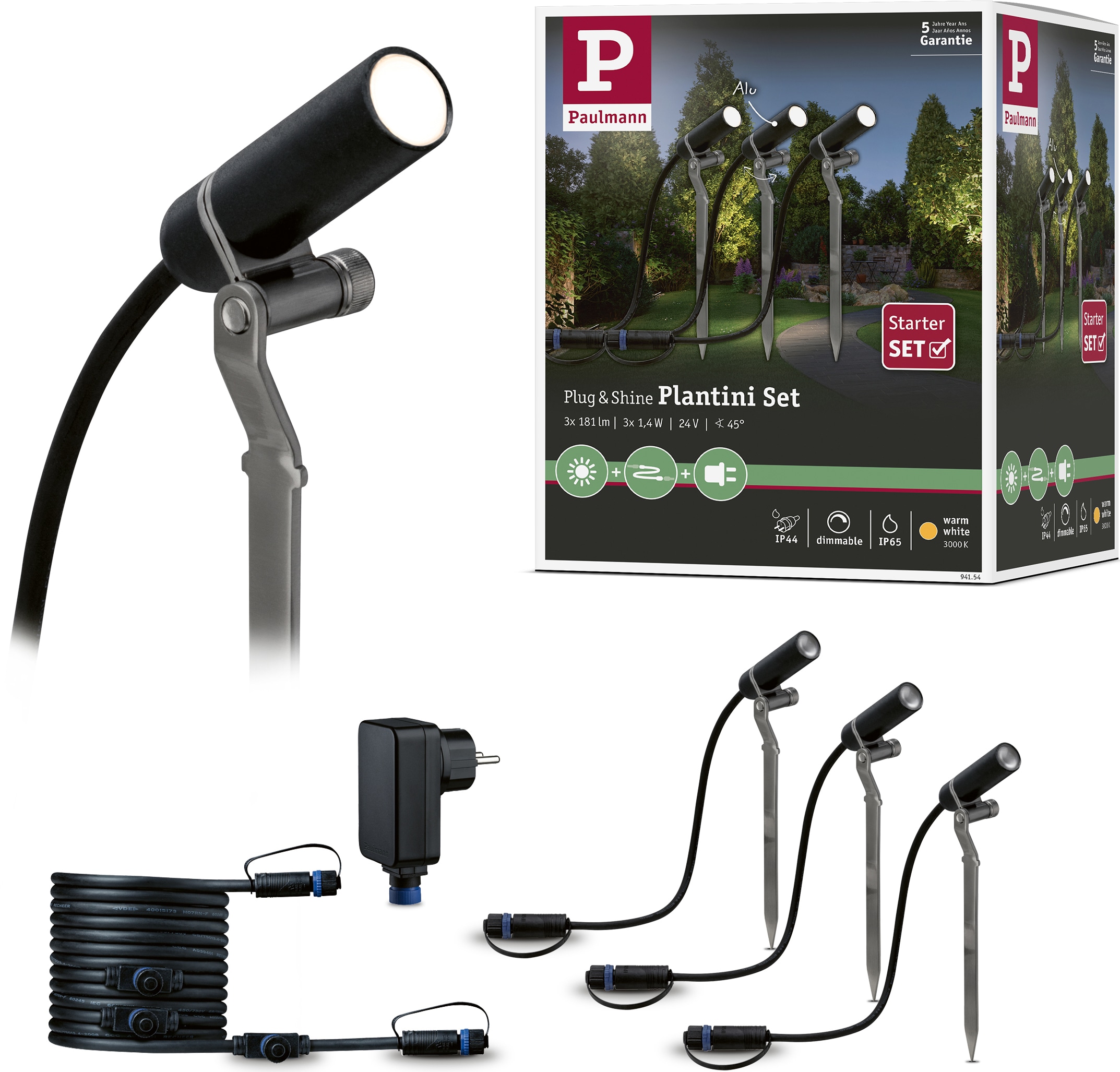 Paulmann Plantini 1-Light LED Deck Light