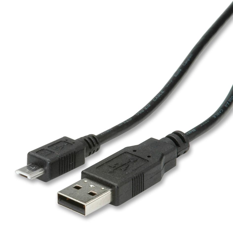 Roline 11.02.8755 Computer Cable, Usb2.0, 3M, Black