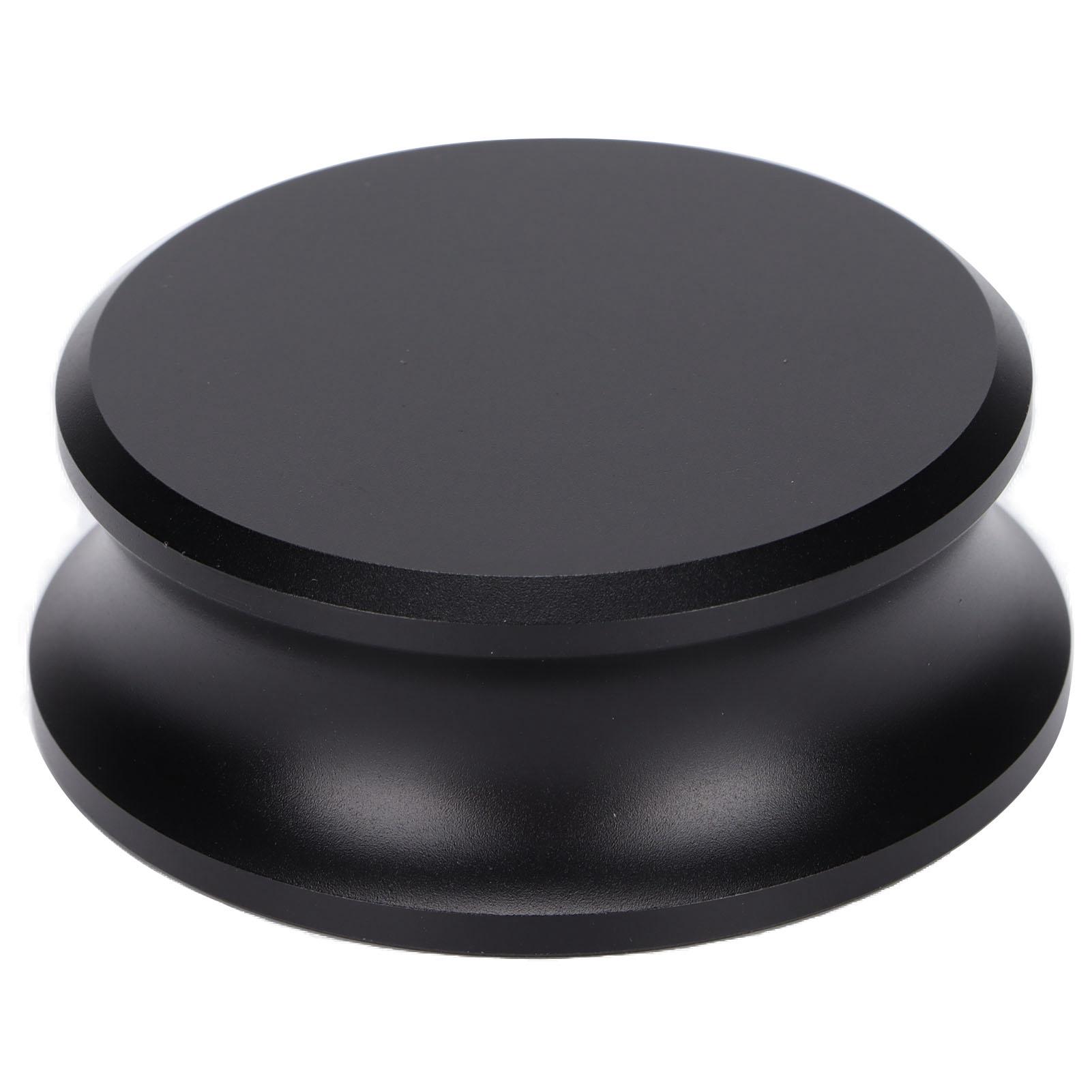 DIYelecs Record Turntables Weight Stabilizer Aluminum Turntable Vinyl Black Clamp for Vinyl Record Weight black