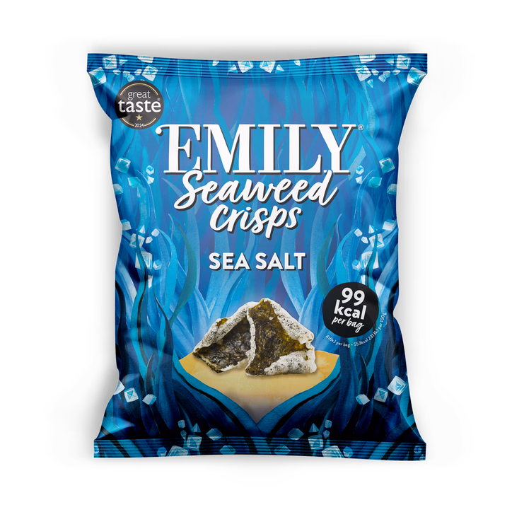 Abakus Foods Seaweed Crisps Sea Salted 18g