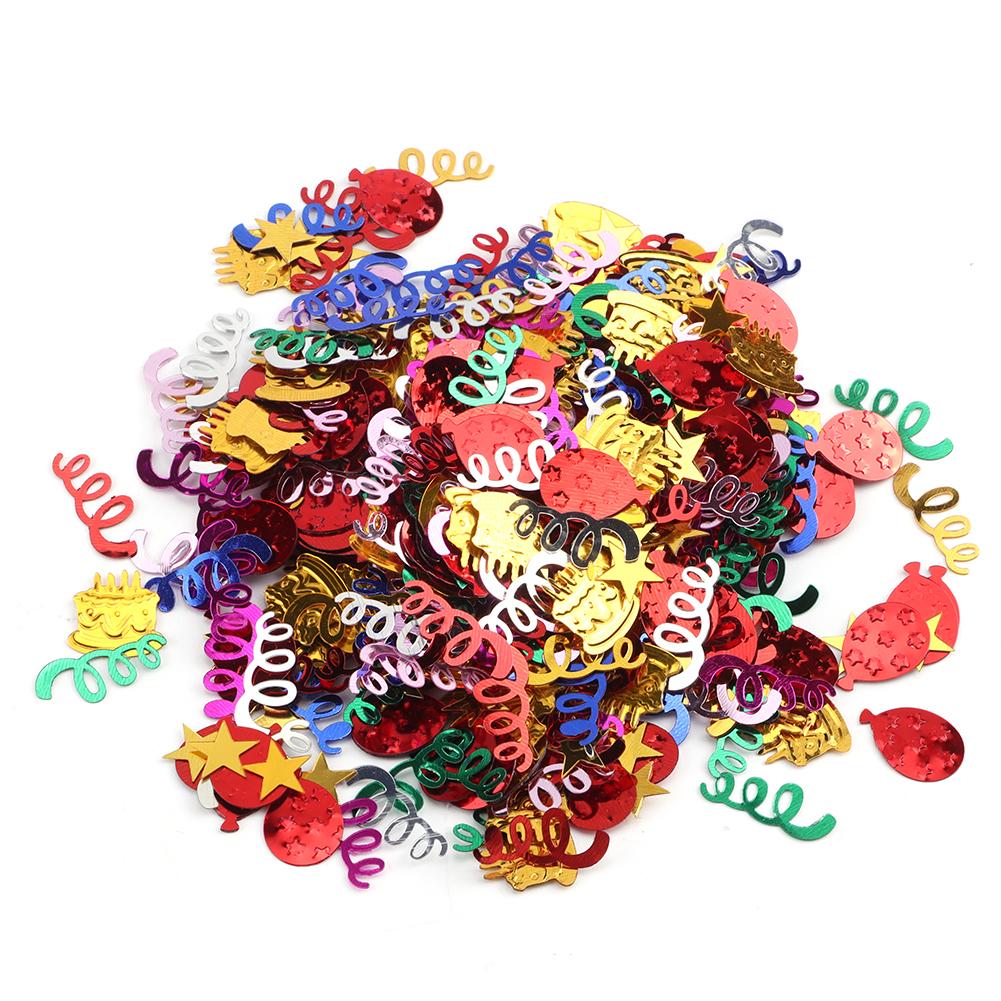 OutsideWorld 60g/Bag Birthday Wedding Party Balloon Colorful Sequin Confetti Decor Party Ornament