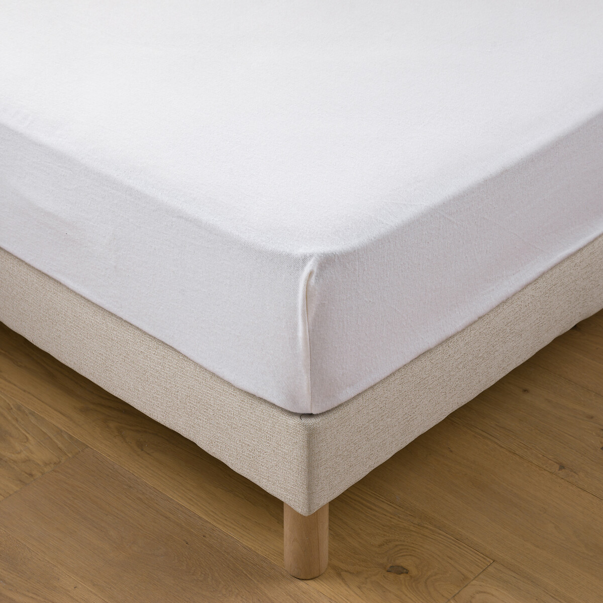 La Redoute Interieurs Cotton Flannelette Anti-dust Mite Mattress Protector