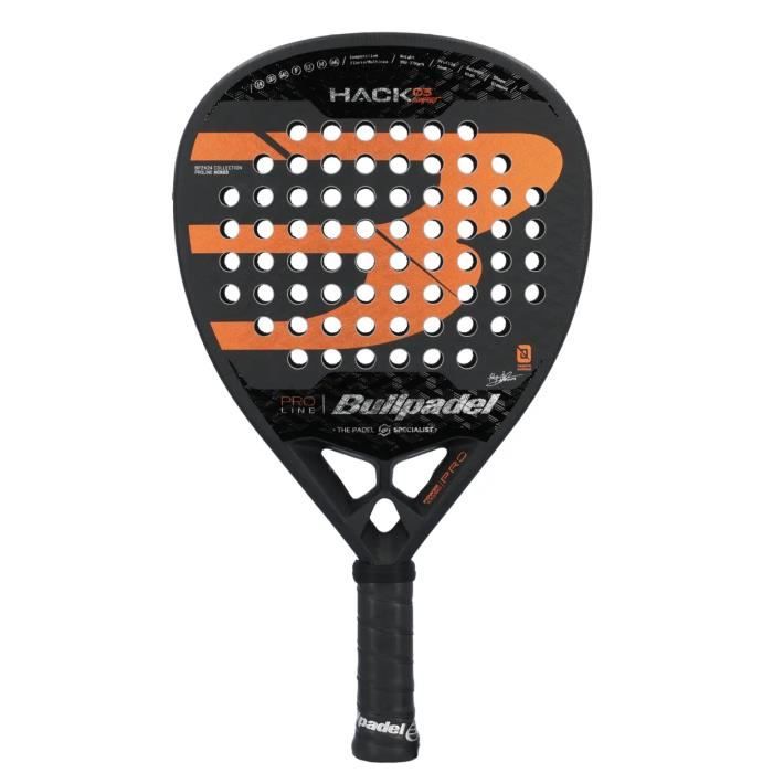 Bullpadel Raquette de Padel - Bullpadel - Hack 03 Comfort - Diamant - Puissance maximum - Haute performance