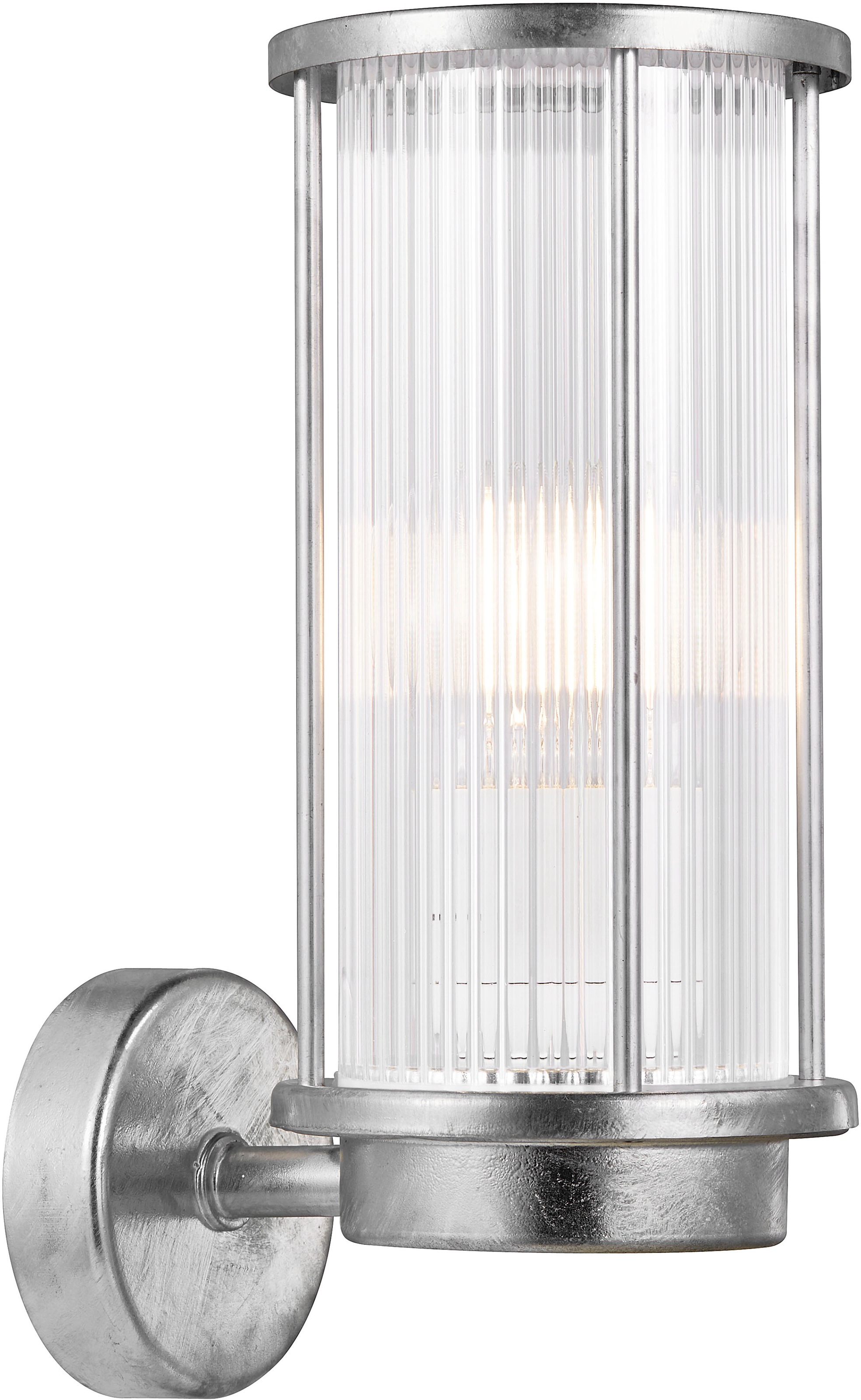 Nordlux Linton outdoor wall light, galvanised