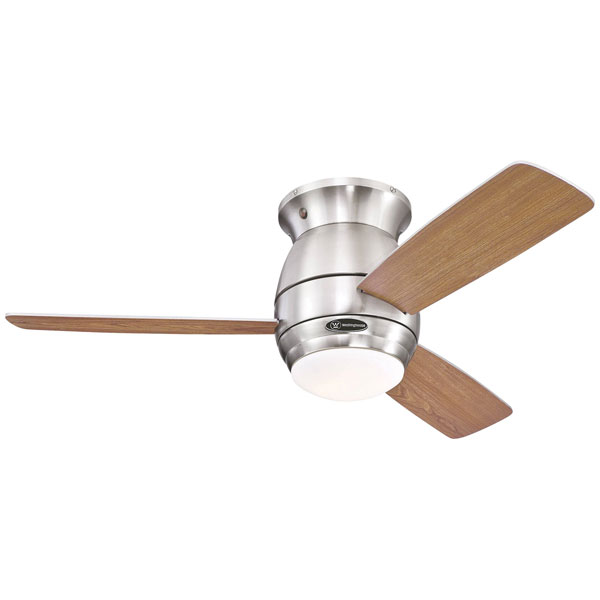 Westinghouse 112cm 3 Blades Ceiling Fan with Remote Control and Light Kit Included gray,white,black,brown