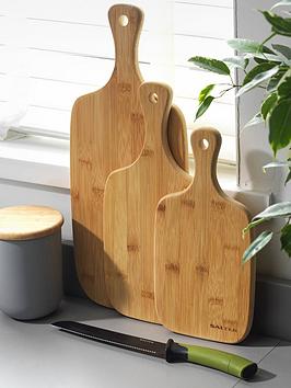 Salter Set of 3 Bamboo Chopping Boards