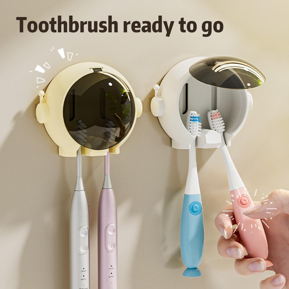 XYNN Bathroom Toothbrush Organizes Easy Installation Creative Astronaut Designs Toothbrush Holders For Household Bathroom Ornament