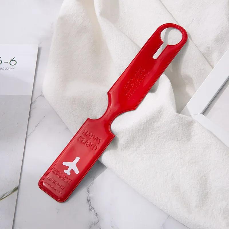 Mango Event PVC Strip Luggage Tag Boarding Pass Portable Checked Pendant Luggage Case Anti-loss Tag Identification Tag Travel Accessories