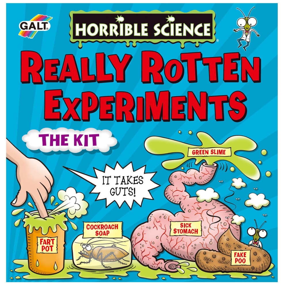 Galt Toys , Horrible Science - Really Rotten Experiments, Science Kit for Kids, Ages 8 Years Plus, Like New