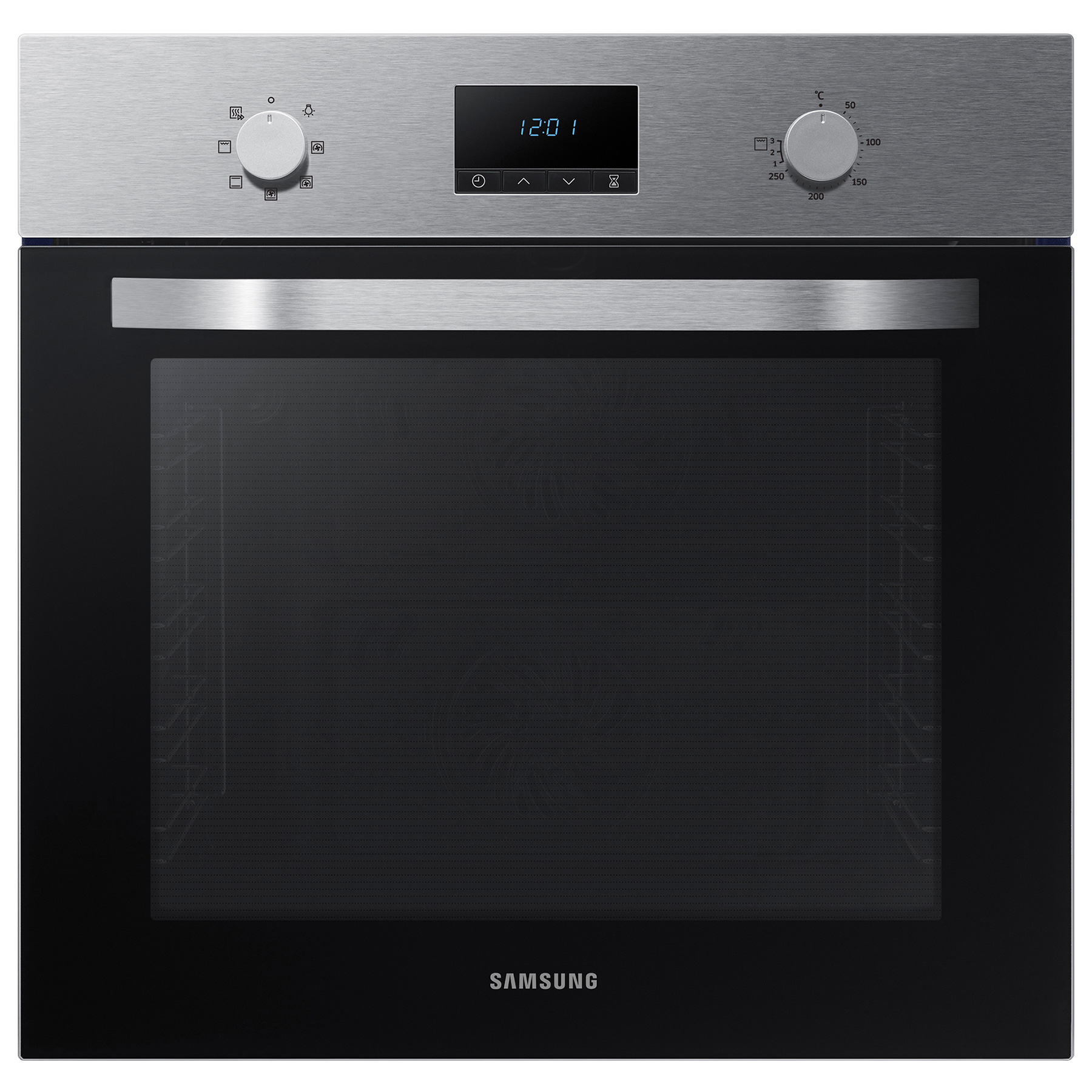 Samsung Dual Fan NV70K1310BS Built In Electric Single Oven - Stainless Steel - A Rated