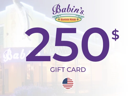 Babin's Seafood House Gift Card 250 Usd Key - United States